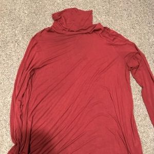 Plus size turtle neck